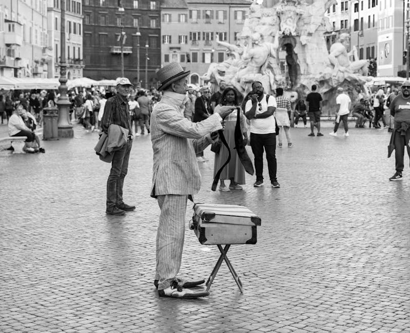 Piazza Navona (avec la Fontaine des Quatre‑Fleuves de Bernini)