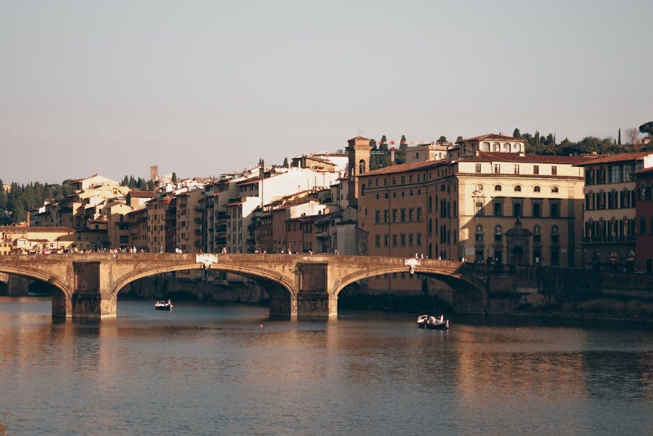 Arno Riverfront by Uffizi