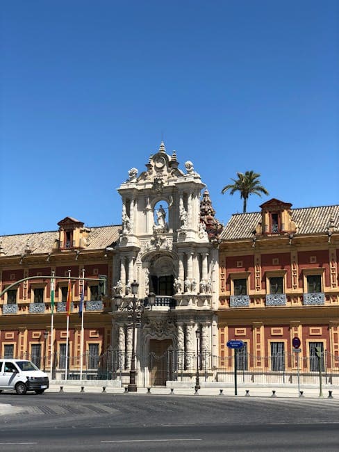 Puente de San Telmo (crossing views, exterior of Palacio de San Telmo)