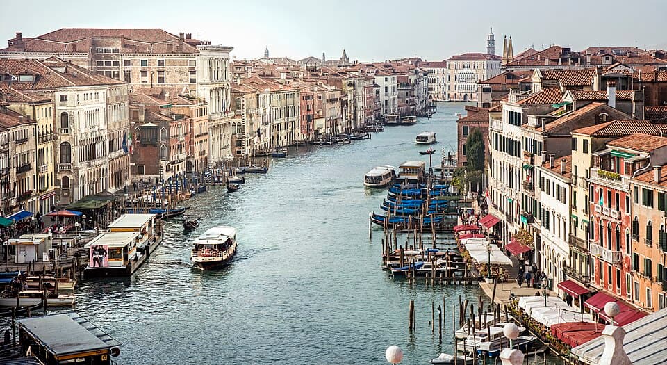 Venice: Grand Canal Palaces and San Marco Architecture